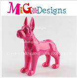Chinese Concession Red Stoneware Dog Money Box