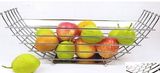 Chrome Wire Kitchen Bathroom Home Hotel Fruit Basket
