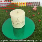 4mm Round Green Bevel Glass Mirror Holder