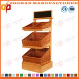 Wooden Supermarket Vegetable and Fruit Shelves Display Stand Rack (Zhv7)