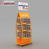 Floor Metal Peanut Butter Fruit Jam Display Rack
