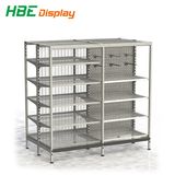 Australian Outrigger Frame Display Shelf with Sloping Shelves