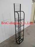 Floor Standing Metal Wire Food Display Rack for Supermarket