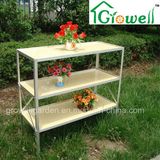 Greenhouse Mini PVC Staging/Shelving with Three Layers (S313-P990)