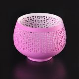 Lovely Pink Ceramic Candle Holder Cylinder Tealight Exporter