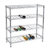 SGS Approval 4 Layers Wine Rack Shelving