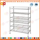 Tiers Chrome Metal Wire Mesh Display Storage Rack (ZHw178)