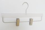 Plastic Pant Hanger with Nickel Hook