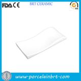 Plain Rectangle Ceramic Spoon Fork Chopstick Holder