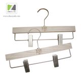 Custom High Quality Ashtree Wood Pants Hanger for Garment Exclusive Shop