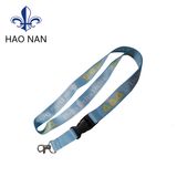 Promotion Gift Card Holder Ribbon Polyester Lanyard with Metal Buckle