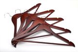 Brown Basic Wooden Hanger Closet Bar Hotel Coat Hanger