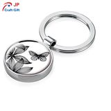 Customized Butterfly Pattern Zinc Alloy Keychain