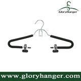 Multifunctional Metal Non Slip Foam Hanger with Metal Clips