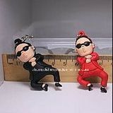 Plastic Action Figure Key Ring (hot)