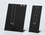 2 PCS / Set Black PU Leather Chain Display Rack