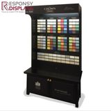800*500*1800mm POS Floor Wood Paint Display Rack