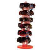 Acrylic Counter Top Rotating Sunglass Display Rack (holds 12 pair)