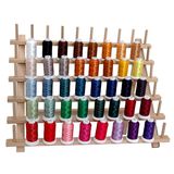 Wholesales Customized Foldable Wooden Thread Stand Rack Holds