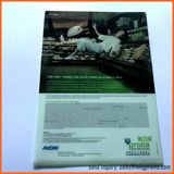 Promotion A4 Plastic L Shaped Advert File Folder