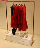 Ladies Garment Display Rack with Coating Black Color