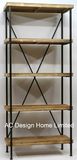 5 Tier Antique Vintage Decoration Wooden/Metal Home Shelf