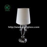 Single Glass Candle Holder for Table Ware with Lamp (10*29.5)