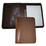 Zip A4 PU Leather Filing Folders with 2 Ring Binder