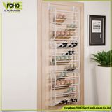 Hanging Shoe Storage Rack Removable 12 Layer Metal Door Hanging Shoe Organizer