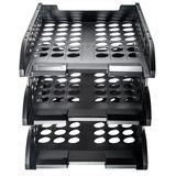 Cheap 3 Layers Plastic Office Stationery Organizer with Metal Brackets
