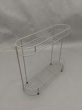 Two Tiers Metal Rack, Bathroom & Kitchen Rack, Condiment or Shampoo Rack