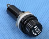 Fuse Holder 15A/10A CB Radio Auto Stereo Chassis Panel Mount AGC Glass