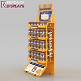 Hot-Sale Floor Metal Salad Dressings Bottle Display Rack