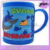 Cute Animal 3D Soft PVC Rubber Mug Cup for Kids