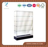 Full Vision Frameless Wall Case with Lock and Light