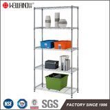 New Design 5 Tiers Light Duty Chrome Wire Display Rack (LD9035180A5RC)