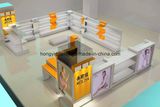 Shoes Display Kiosk with Glass Showcase