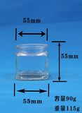 High Clear Glass Candle Holder All Shape