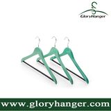 Fashion Wooden Hanger with Pant Bar for Clothing Shop Display