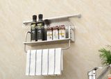 Modern Design Kitchen Spice Seasoning Rack with Towel Holder (310)