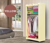Modern Simple Wardrobe Household Fabric Folding Cloth Ward Storage Assembly King Size Reinforcement Combination Simple Wardrobe (FW-26C)