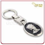 Factory Supply Nickel Plated 3D Design Metal Key Tag