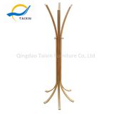 Standing Clothing Wooden Hanger with Various Colors