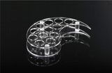 Custom Clear Crstyal Acrylic Shot Glass Holder Tray