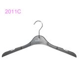 New Style Transparent Grey Plastic Clothes Hanger with Notches