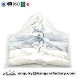 Wholesale Soft Children's Hanger, Swivel Hook Kids Padded Satin Hanger