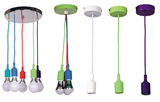 Ceiling Rose with Silison Lamp Cups Pendant Lamp Holder