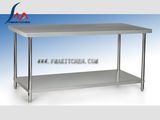 Stainless Steel Work Table/Assembing Working Table/Kitchen Table/Workbench (Round tube) , Preparation Table, Many Design for Optional