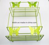 Iron Wire Two Layers Kitchen Rack Bathroom Storage Shelves