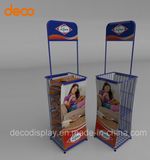Supermarket Iron Metal Display Shelf for Snacks Promotion